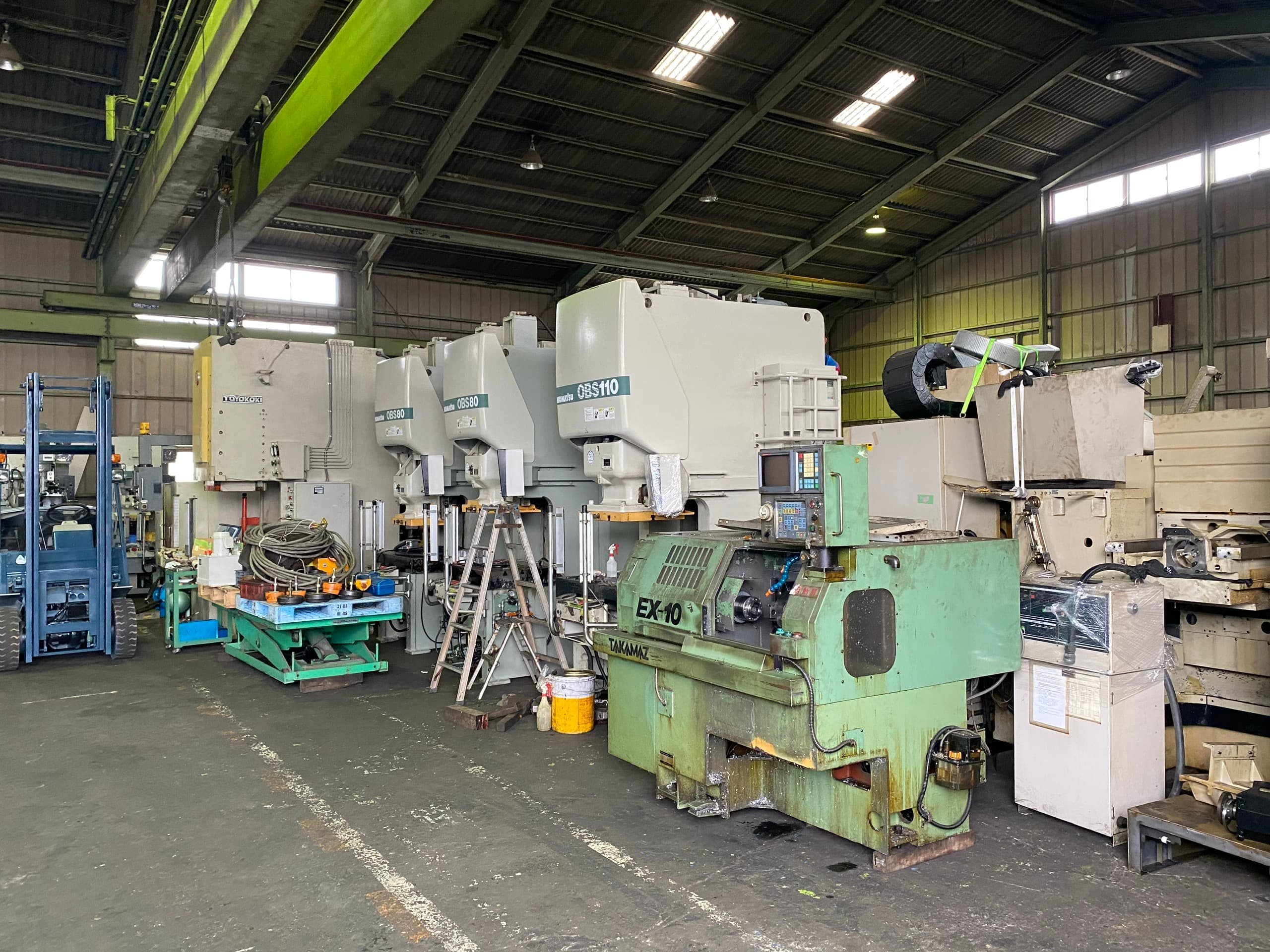 Maintained industrial and agricultural machinery